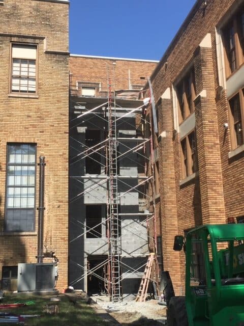 High Point High School Stairs - MWM Construction